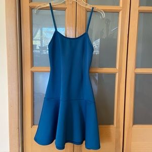 Nasty Gal Blue Scuba Dress